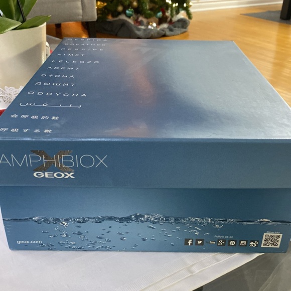 Geox Brand New Men's Leather Lace-Up Ankle Boots Size 9 US with the Original Box - Picture 4 of 4